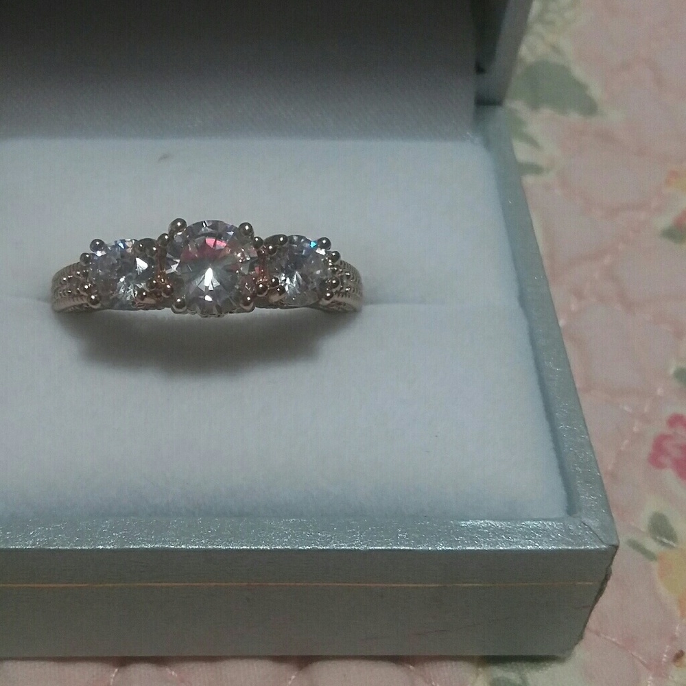 18k plated 925 sterling sliver ring